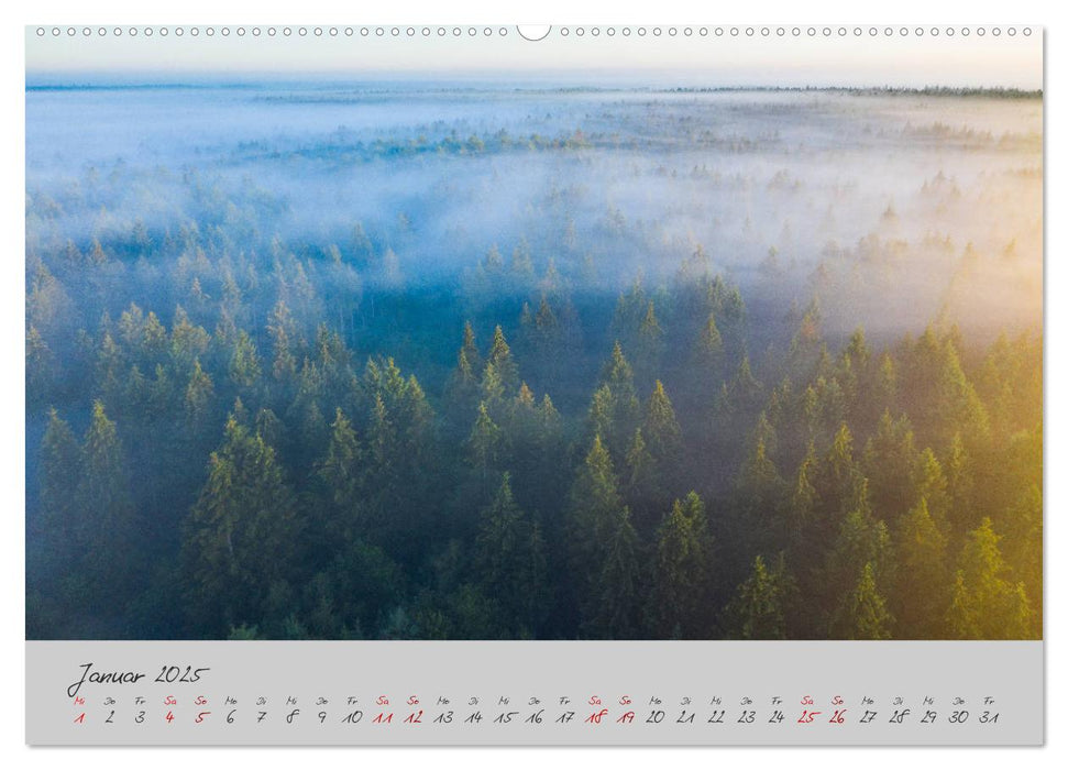 Natur von oben (CALVENDO Premium Wandkalender 2025)