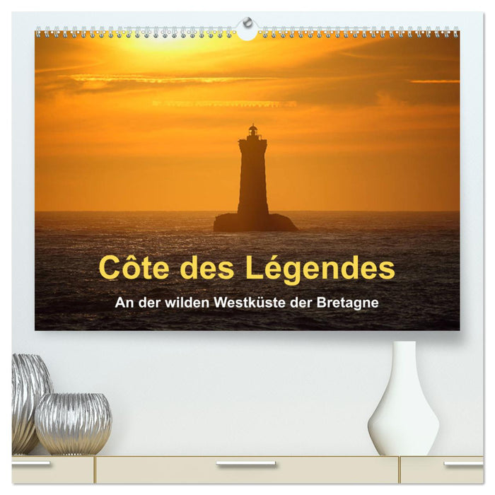 Côte des Légendes An der wilden Westküste der Bretagne (CALVENDO Premium Wandkalender 2025)