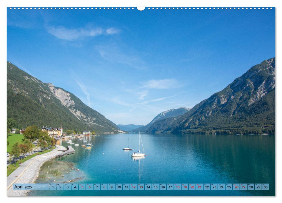 Urlaub in den Tiroler Bergen - Karwendel und Rofangebirge (CALVENDO Premium Wandkalender 2025)