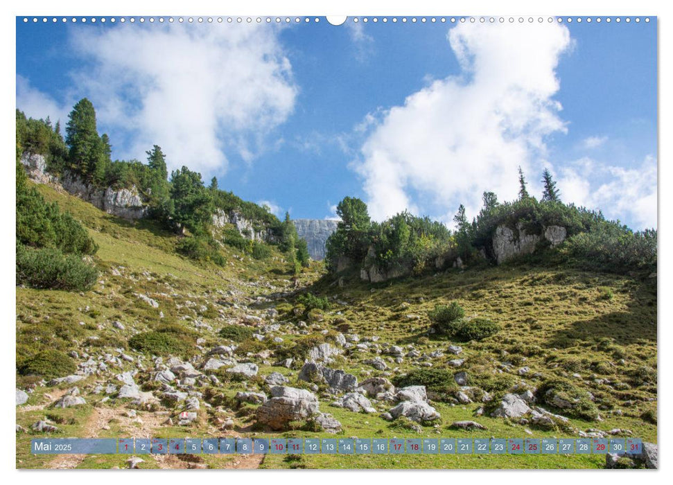 Urlaub in den Tiroler Bergen - Karwendel und Rofangebirge (CALVENDO Premium Wandkalender 2025)