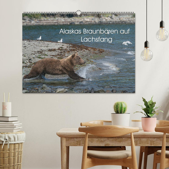 Grizzlybären im Katmai Nationalpark Alaska (CALVENDO Wandkalender 2025)