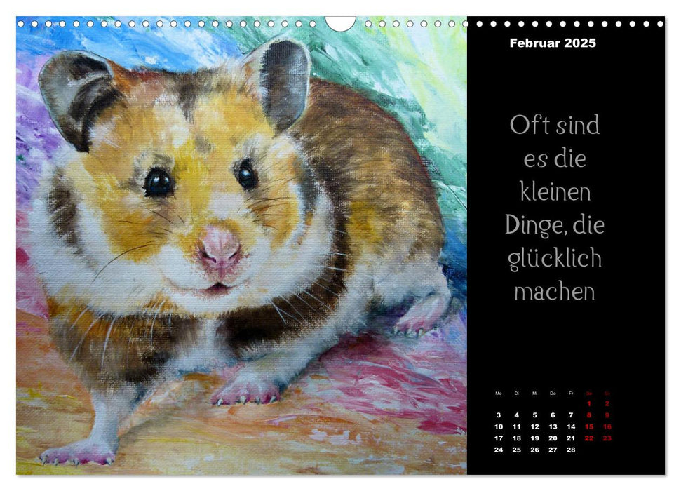 Die Botschaft der Krafttiere (CALVENDO Wandkalender 2025)