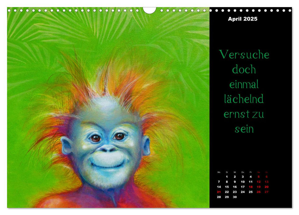 Die Botschaft der Krafttiere (CALVENDO Wandkalender 2025)