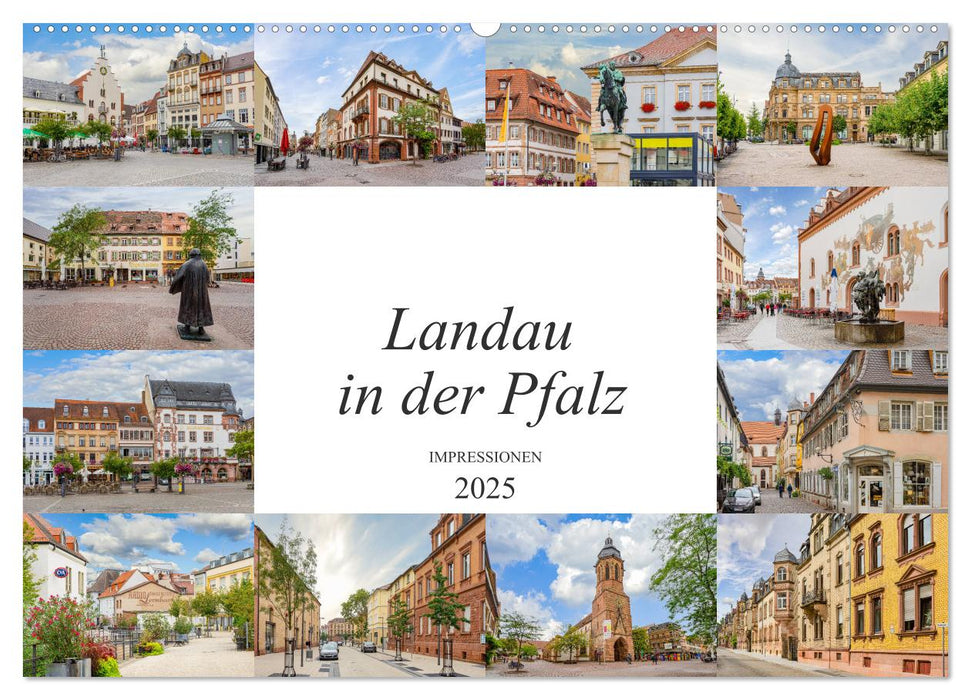 Landau in der Pfalz Impressionen (CALVENDO Wandkalender 2025)