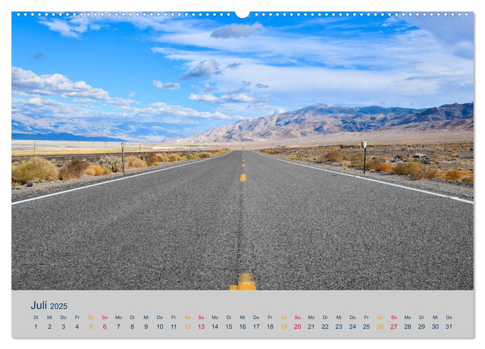 Straßen in den USA (CALVENDO Premium Wandkalender 2025)