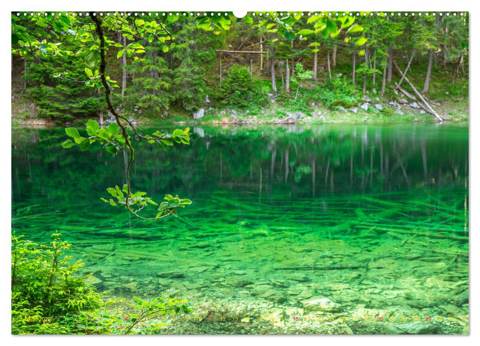 Rundgang um den Eibsee (CALVENDO Premium Wandkalender 2025)