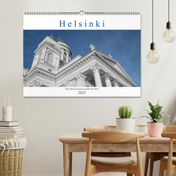 Helsinki - Die lebenswerteste Stadt der Welt (CALVENDO Wandkalender 2025)