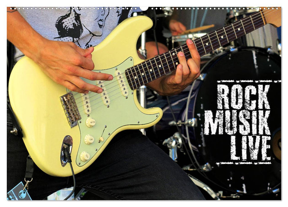 Rockmusik live (CALVENDO Wandkalender 2025)