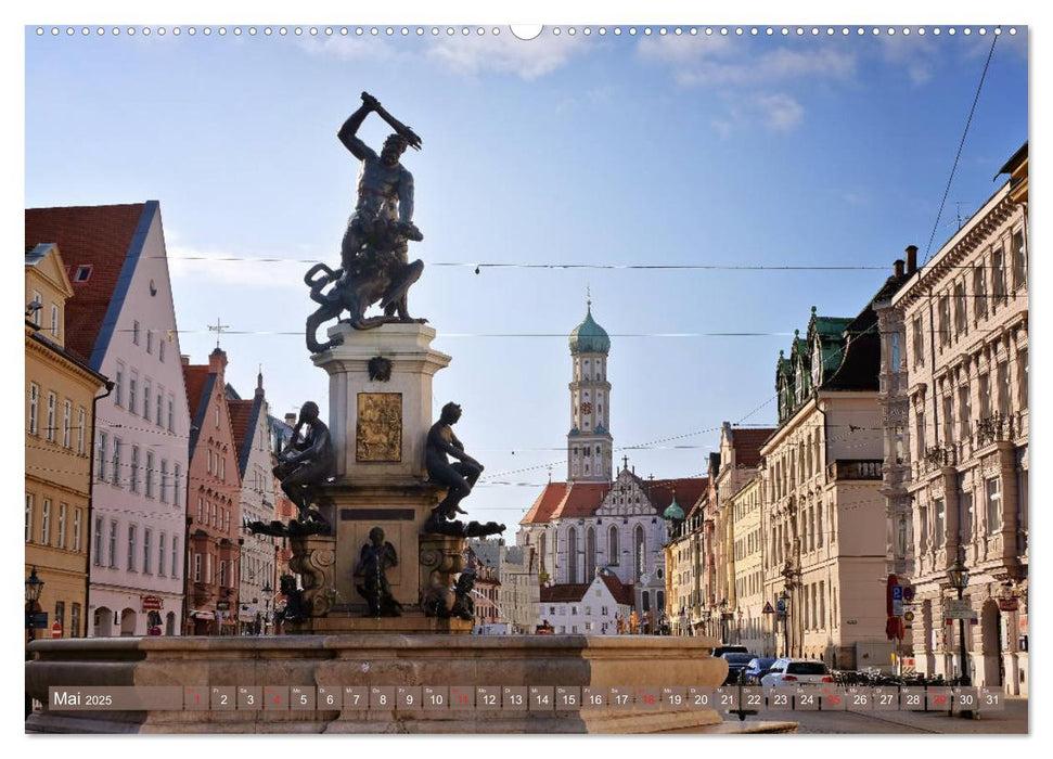 Augsburg - Stadt des Wassers zwischen Lech und Wertach (CALVENDO Premium Wandkalender 2025)