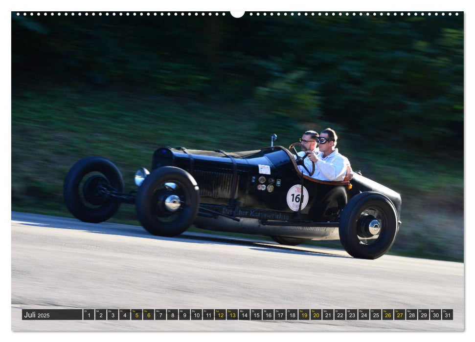 OLDTIMER BERGRENNEN - Historische Boliden (CALVENDO Premium Wandkalender 2025)