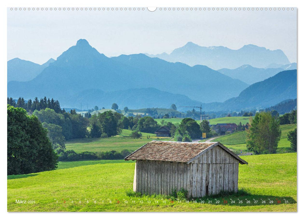 Rundreise: Allgäu in drei Tagen (CALVENDO Premium Wandkalender 2025)