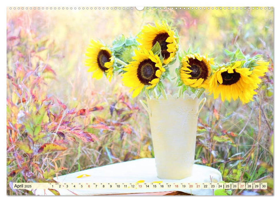 Sonnenblumen. Das Strahlen des Sommers (CALVENDO Premium Wandkalender 2025)