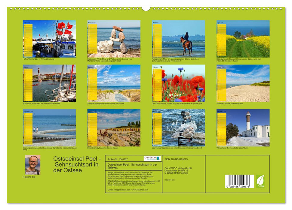 Ostseeinsel Poel - Sehnsuchtsort in der Ostsee (CALVENDO Premium Wandkalender 2025)