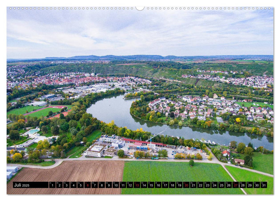 Ausblicke - Baden-Württemberg von Oben (CALVENDO Premium Wandkalender 2025)