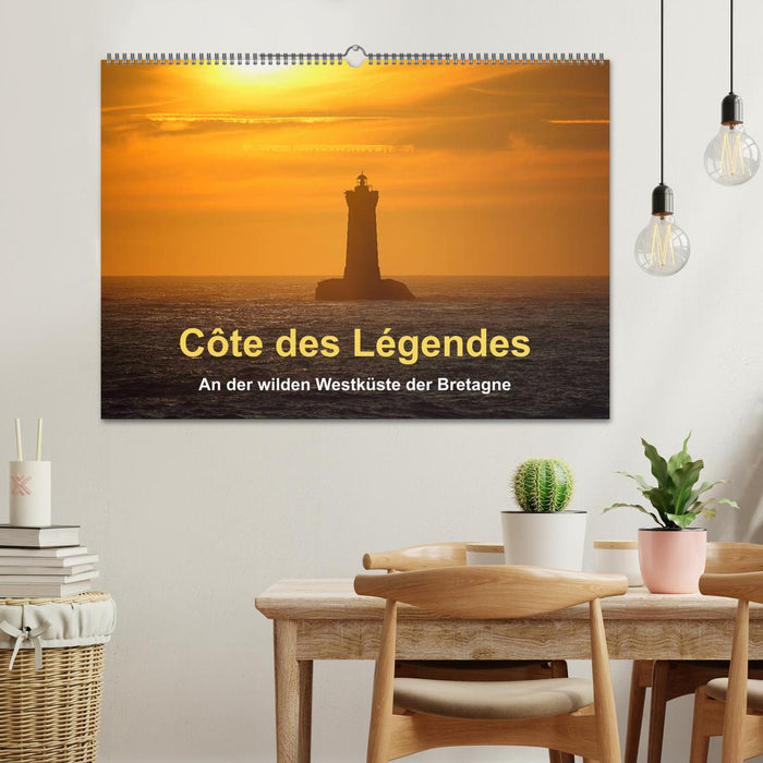 Côte des Légendes An der wilden Westküste der Bretagne (CALVENDO Wandkalender 2025)