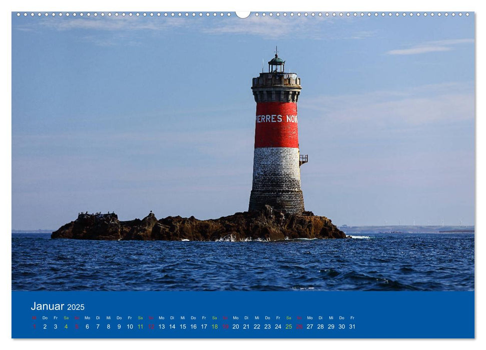 Côte des Légendes An der wilden Westküste der Bretagne (CALVENDO Wandkalender 2025)