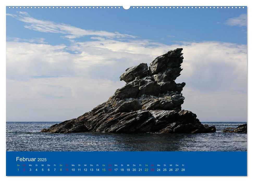 Côte des Légendes An der wilden Westküste der Bretagne (CALVENDO Wandkalender 2025)