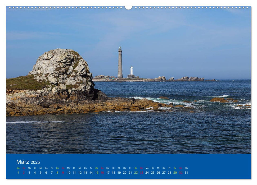 Côte des Légendes An der wilden Westküste der Bretagne (CALVENDO Wandkalender 2025)