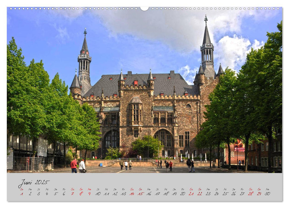 Aachen Die Kaiserstadt (CALVENDO Premium Wandkalender 2025)