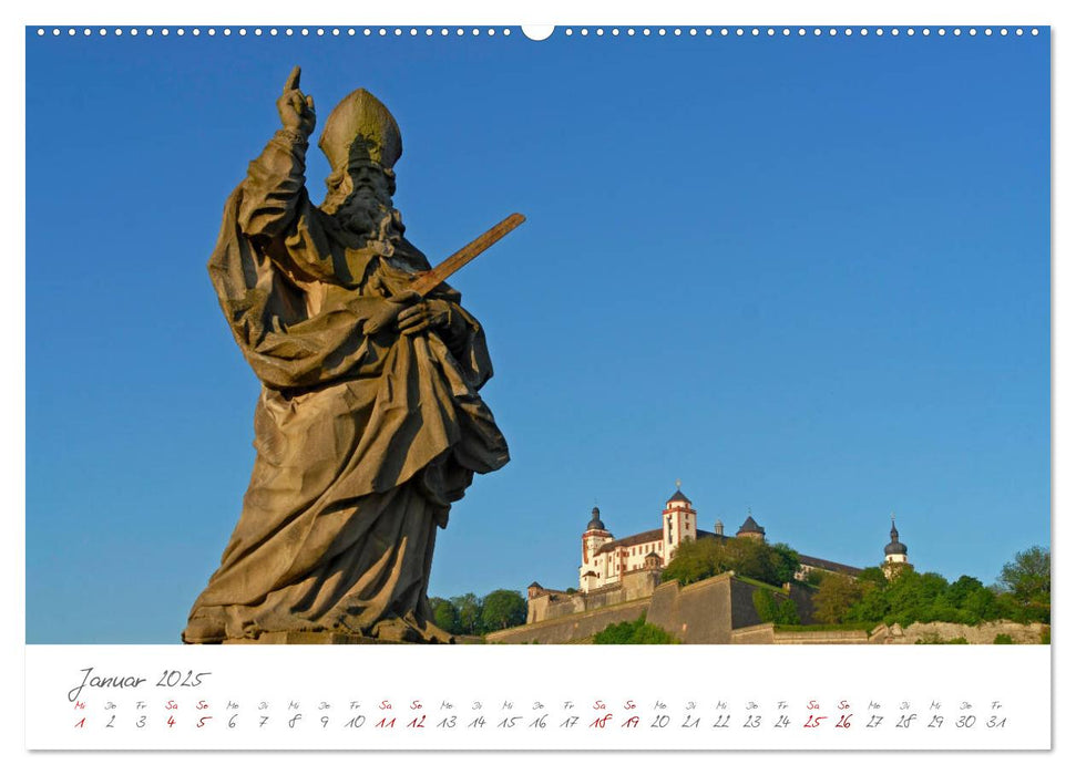 Würzburg Die Barockstadt am Main (CALVENDO Premium Wandkalender 2025)