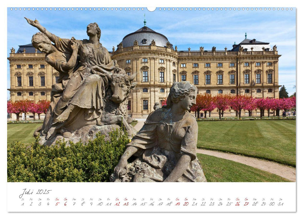 Würzburg Die Barockstadt am Main (CALVENDO Premium Wandkalender 2025)