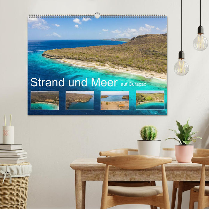 Strand und Meer auf Curaçao (CALVENDO Wandkalender 2025)