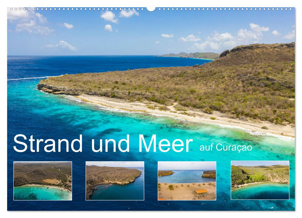 Strand und Meer auf Curaçao (CALVENDO Wandkalender 2025)