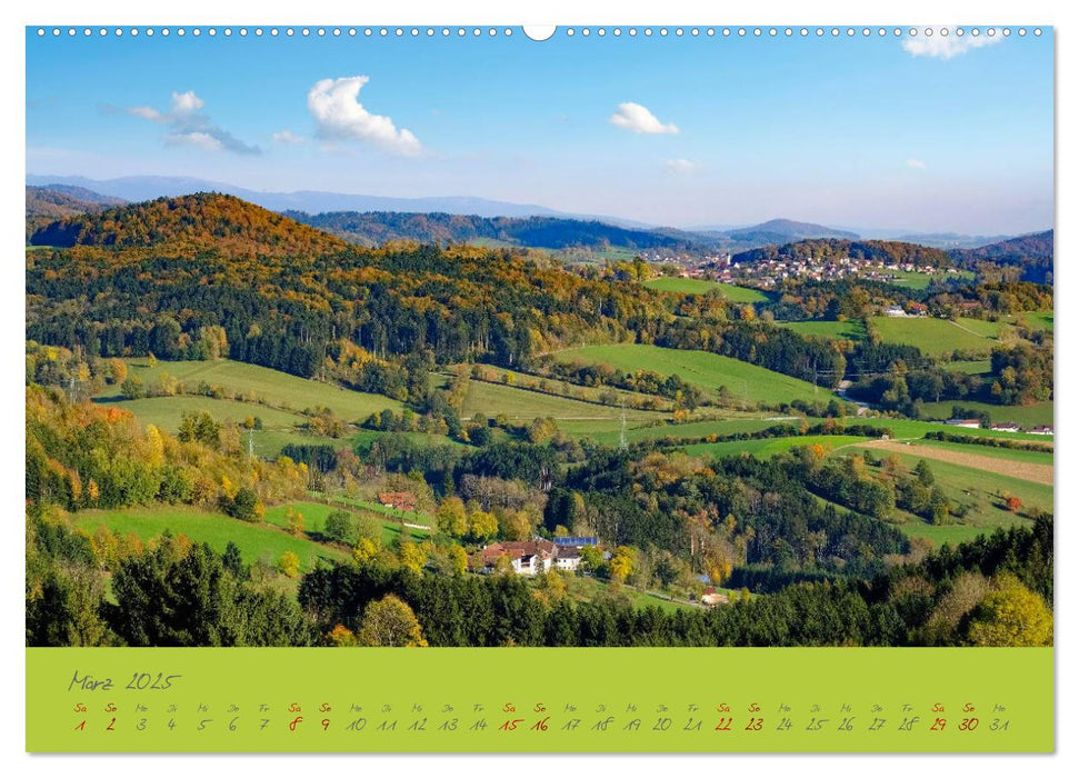 Der Bayerische Wald (CALVENDO Premium Wandkalender 2025)