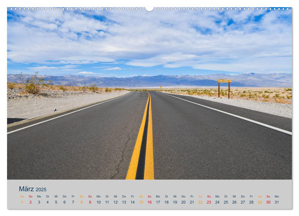 Straßen in den USA (CALVENDO Wandkalender 2025)