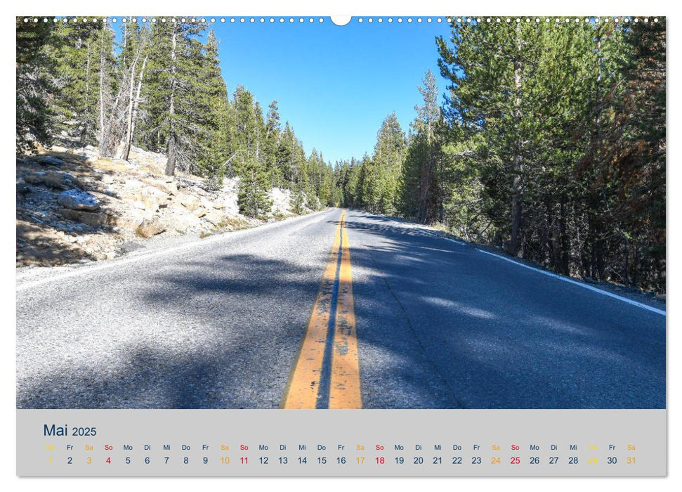 Straßen in den USA (CALVENDO Wandkalender 2025)