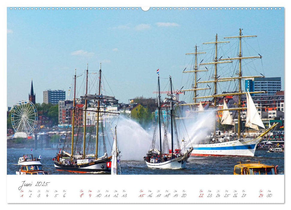 Die Elbe Impressionen (CALVENDO Premium Wandkalender 2025)