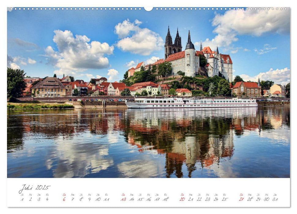 Die Elbe Impressionen (CALVENDO Premium Wandkalender 2025)