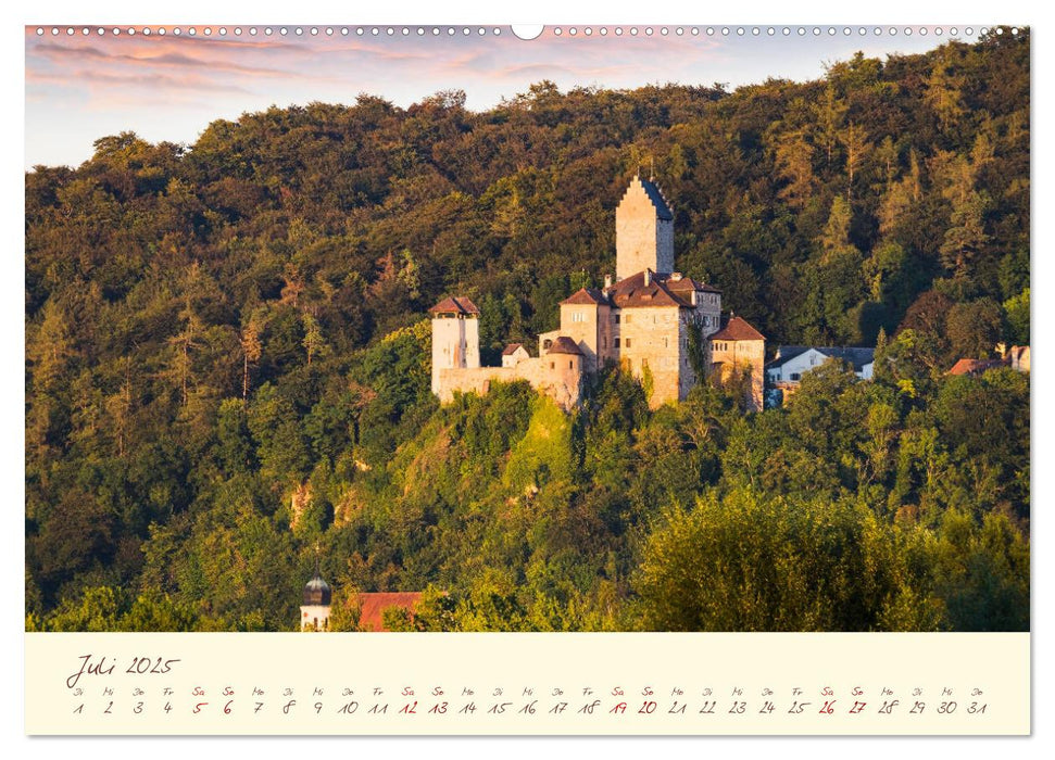 Burgen in Bayern Bayerns trutzige Vergangenheit (CALVENDO Premium Wandkalender 2025)