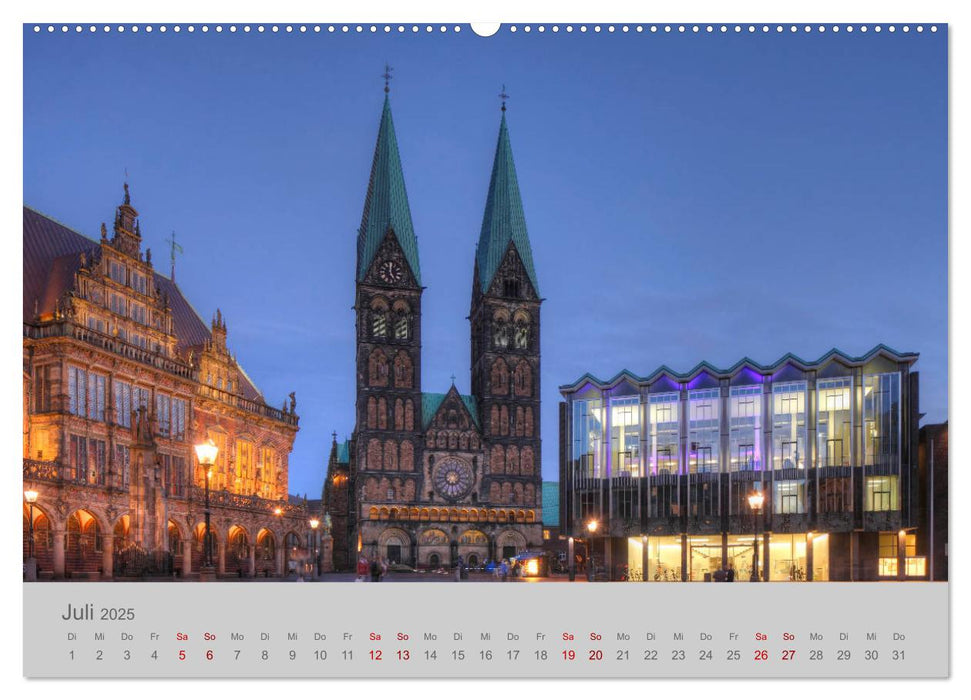 Hansestadt Bremen (CALVENDO Premium Wandkalender 2025)