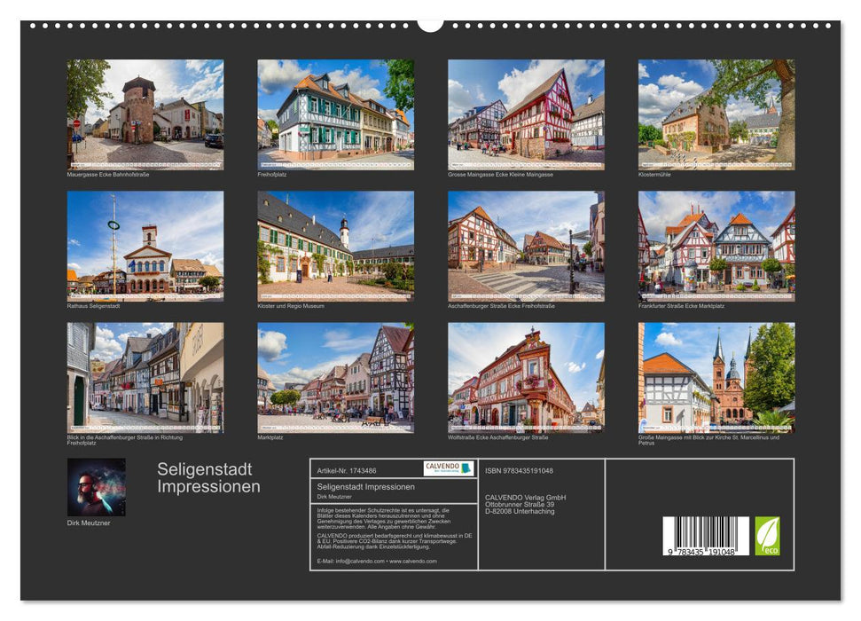 Seligenstadt Impressionen (CALVENDO Premium Wandkalender 2025)