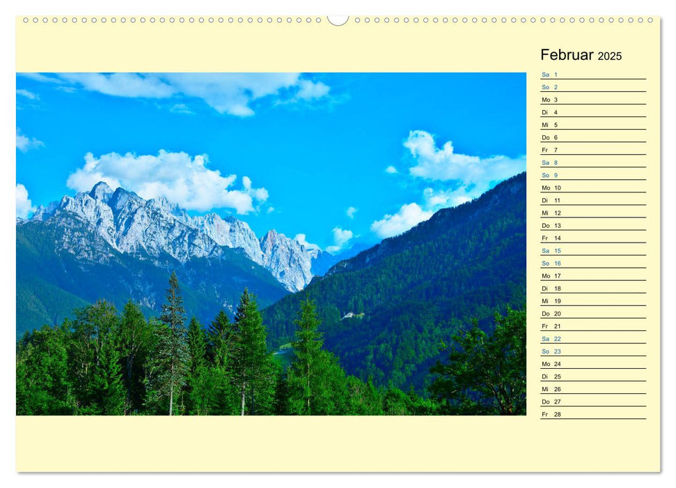 Slowenien - Impressionen eines Naturjuwels (CALVENDO Wandkalender 2025)