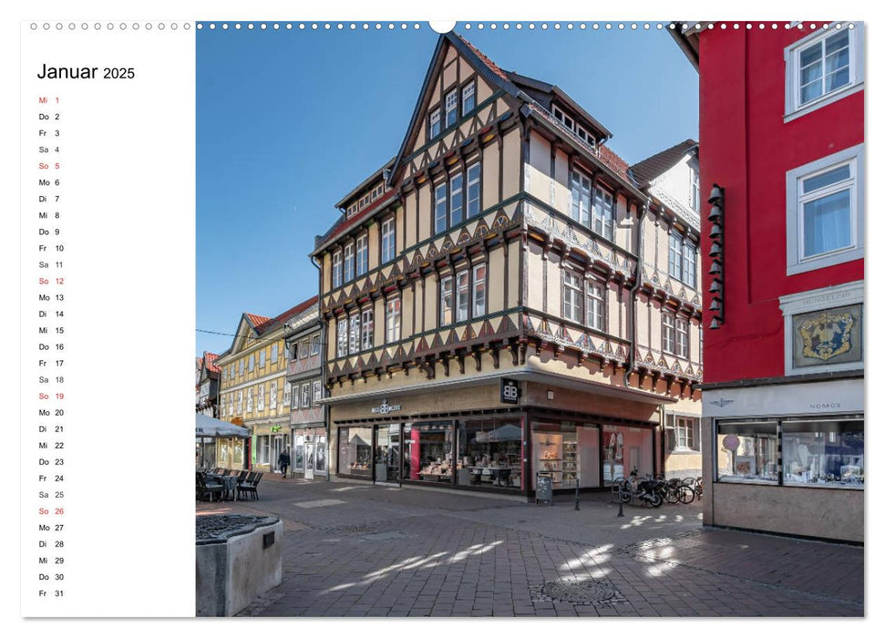 Fachwerk in Wolfenbüttel (CALVENDO Wandkalender 2025)