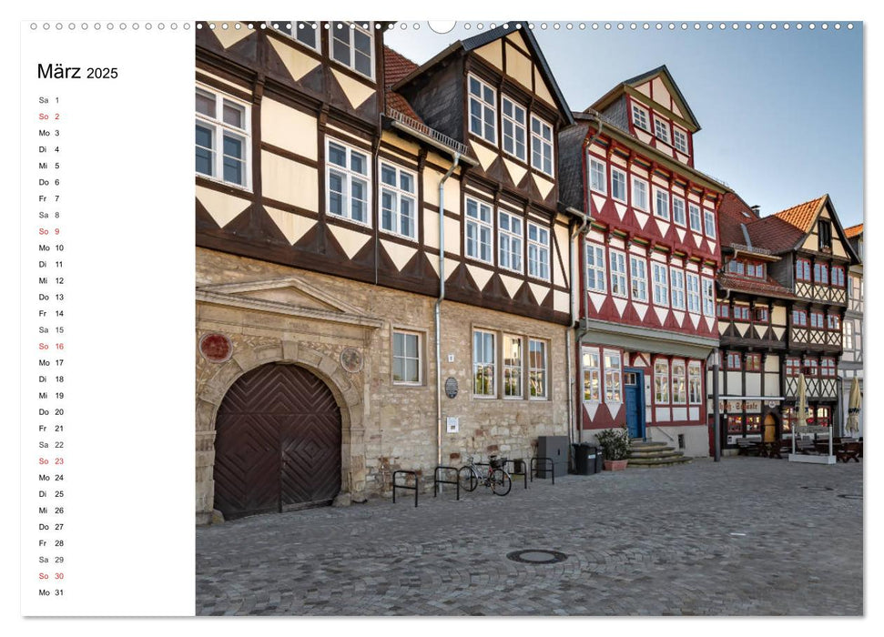 Fachwerk in Wolfenbüttel (CALVENDO Wandkalender 2025)