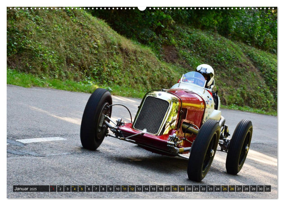 OLDTIMER BERGRENNEN - Historische Boliden (CALVENDO Wandkalender 2025)