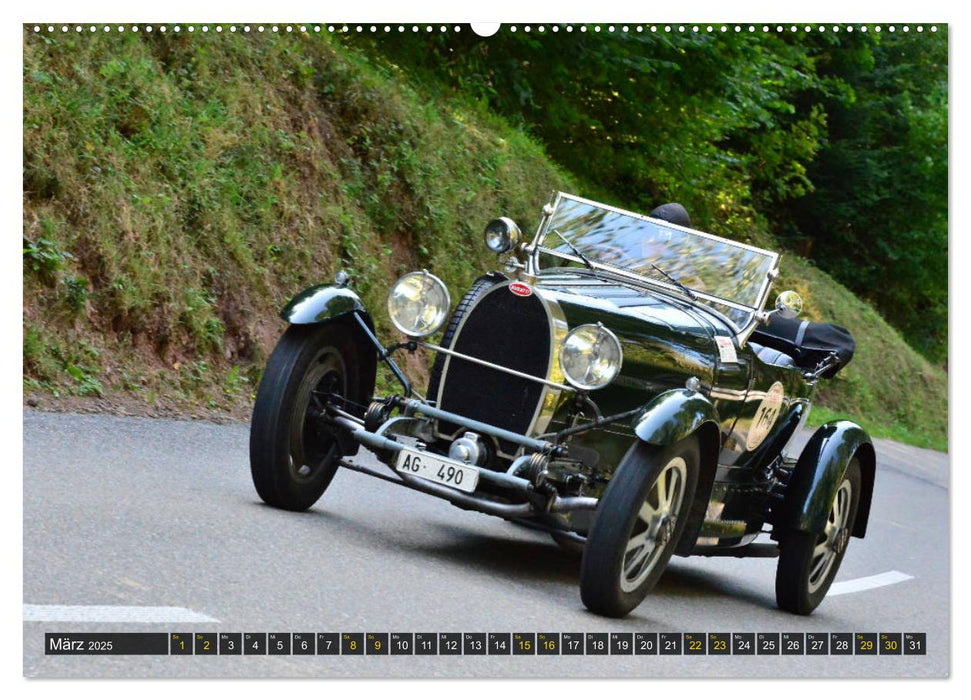 OLDTIMER BERGRENNEN - Historische Boliden (CALVENDO Wandkalender 2025)