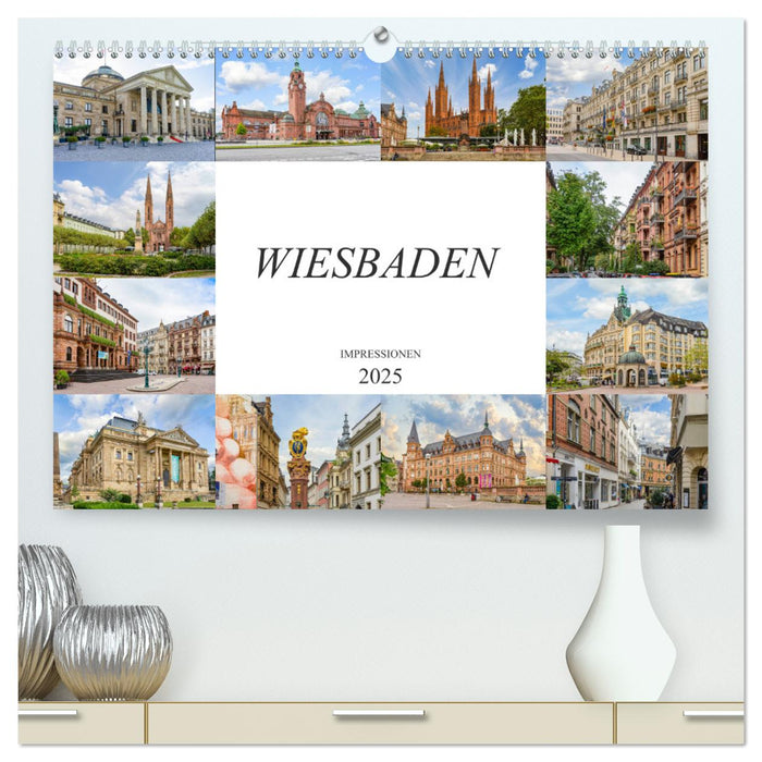 Wiesbaden Impressionen (CALVENDO Premium Wandkalender 2025)