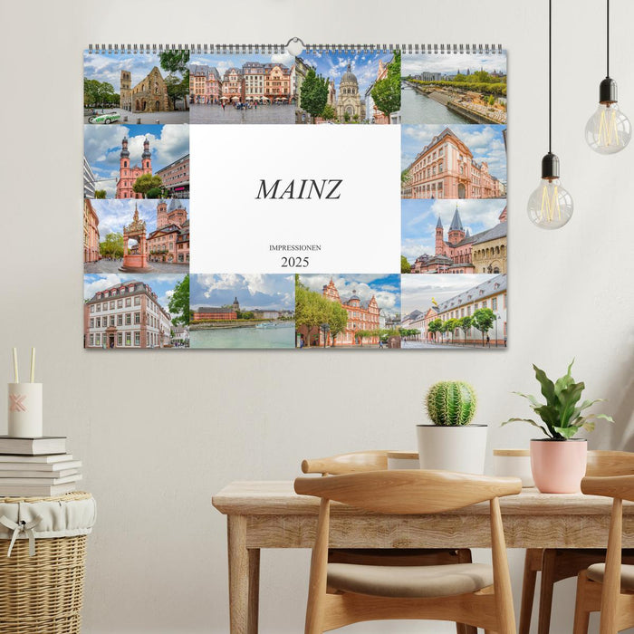 Mainz Impressionen (CALVENDO Wandkalender 2025)