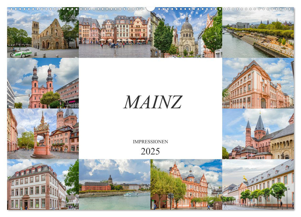 Mainz Impressionen (CALVENDO Wandkalender 2025)