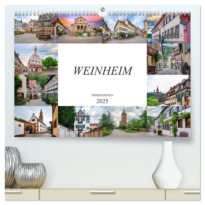 Weinheim Impressionen (CALVENDO Premium Wandkalender 2025)