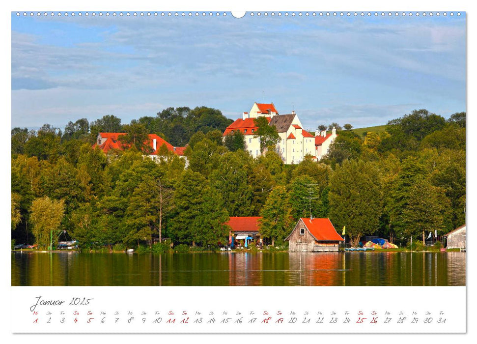 Das Fünf-Seen-Land Oberbayern (CALVENDO Premium Wandkalender 2025)