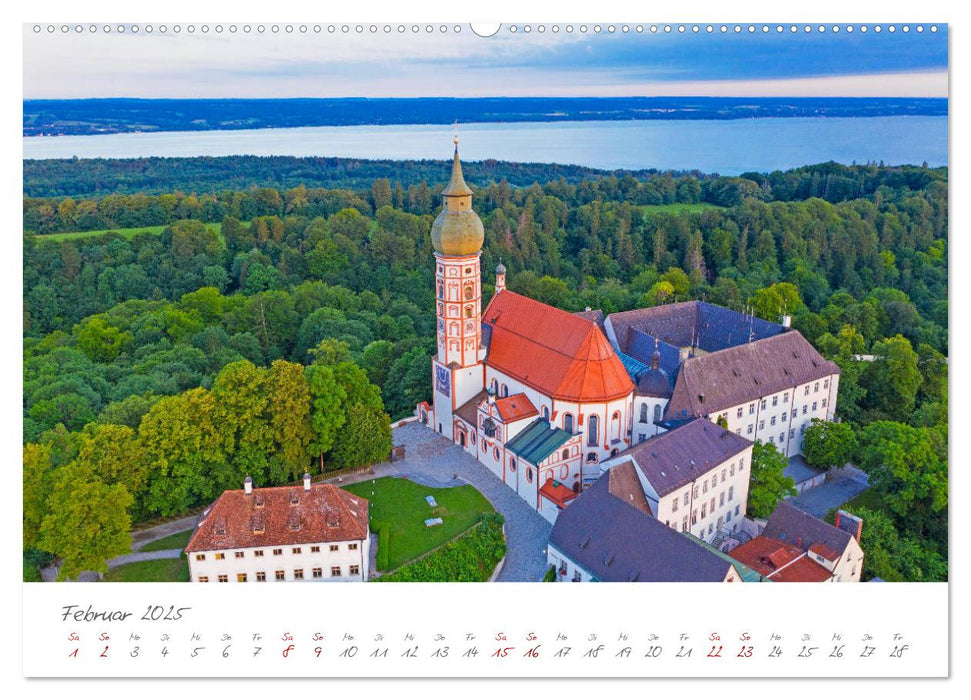 Das Fünf-Seen-Land Oberbayern (CALVENDO Premium Wandkalender 2025)