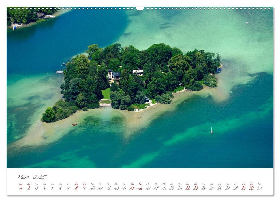 Das Fünf-Seen-Land Oberbayern (CALVENDO Premium Wandkalender 2025)