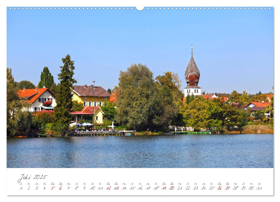 Das Fünf-Seen-Land Oberbayern (CALVENDO Premium Wandkalender 2025)