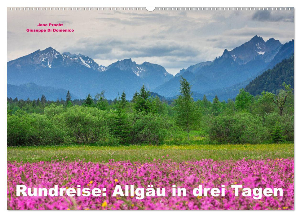 Rundreise: Allgäu in drei Tagen (CALVENDO Wandkalender 2025)