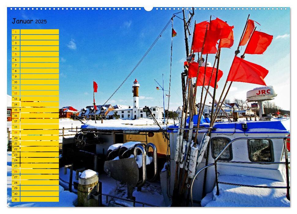 Ostseeinsel Poel - Sehnsuchtsort in der Ostsee (CALVENDO Wandkalender 2025)